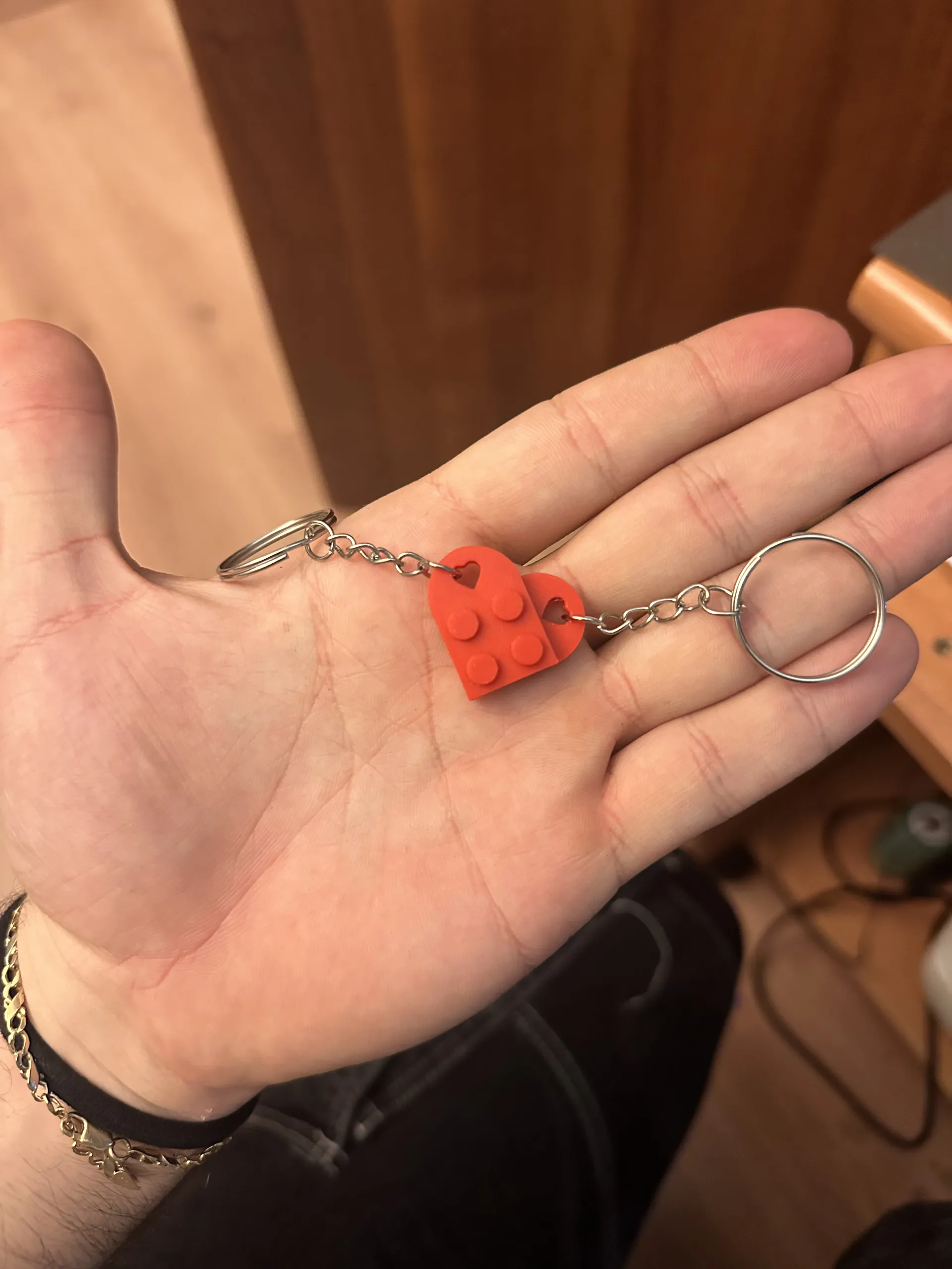 Corazón Enlazado. Llavero de Conexión Especial (Par)