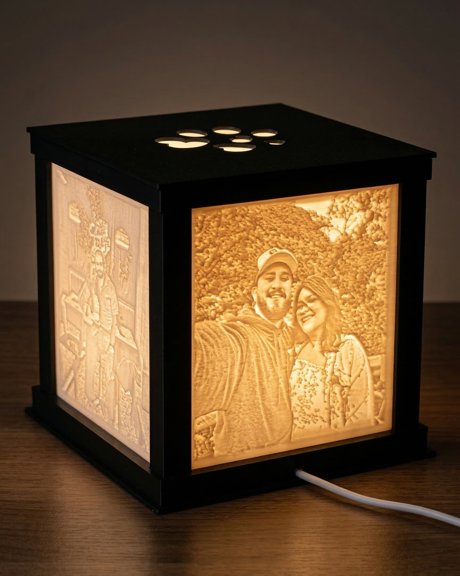 LÁMPARA DE LITOFANÍA ECOFIL